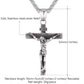 Miniatyrbild 4 av 5: U7 Krucifixhalsband - Silver