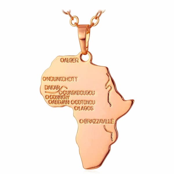 U7 Afrikka-kaulakoru - Ruusukulta
