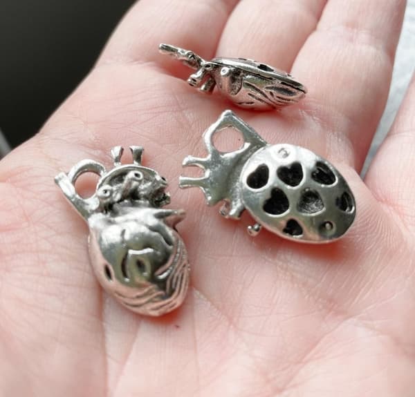 Halsband Anatomiskt Hjärta Silver Anatomi 3D Rostfri kedja