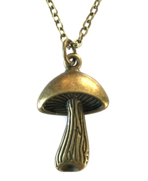 Necklace - Mushroom - Bronze