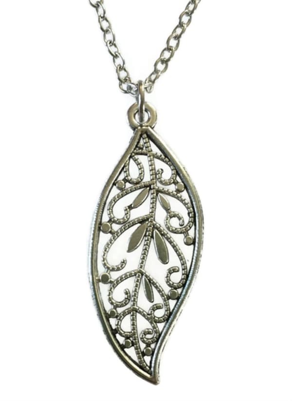 Halsband Löv SilverLeaf Höst Blad Växter