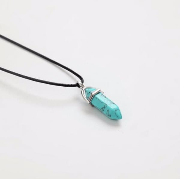 Kristall Halsband Hexagonal
