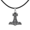 Miniatyrbild 1 av 3: Halsband Tors Hammare Thor Mjölner Symbol Nordisk mytologi