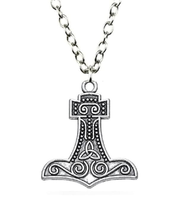 Halsband Tors Hammare Thor Mjölner Symbol Nordisk mytologi