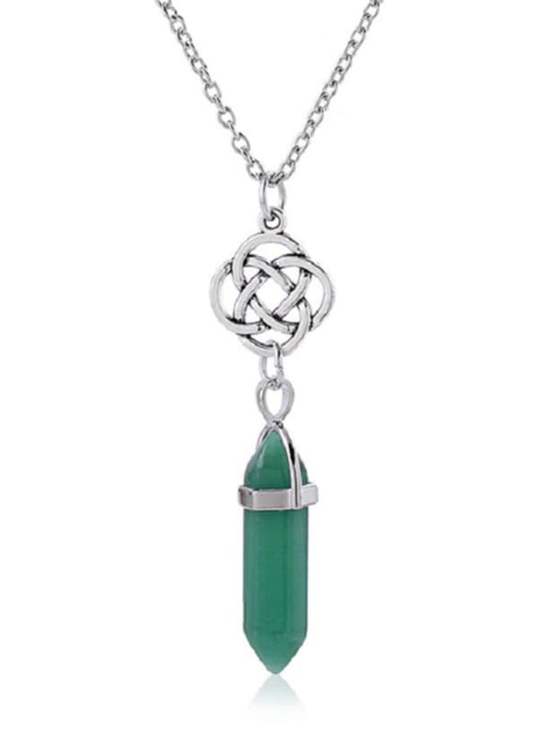 Necklace - Aventurine - Celtic Symbol
