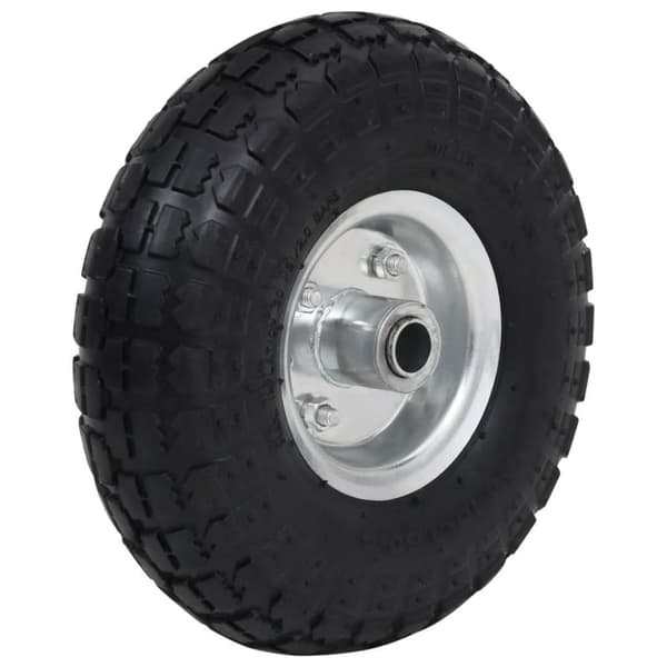 vidaXL sækkevognshjul 2 stk gummi 4.10/3.50-4 (260 x 83)