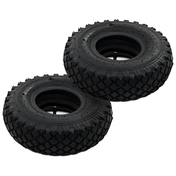 vidaXL Däck och innerslangar för säckkärra 2 st gummi 3.00-4 (260x85)