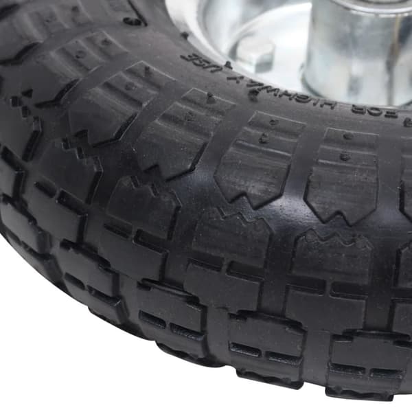 vidaXL Sekketrallehjul 4 stk gummi 4,10/3,50-4 (260x83)