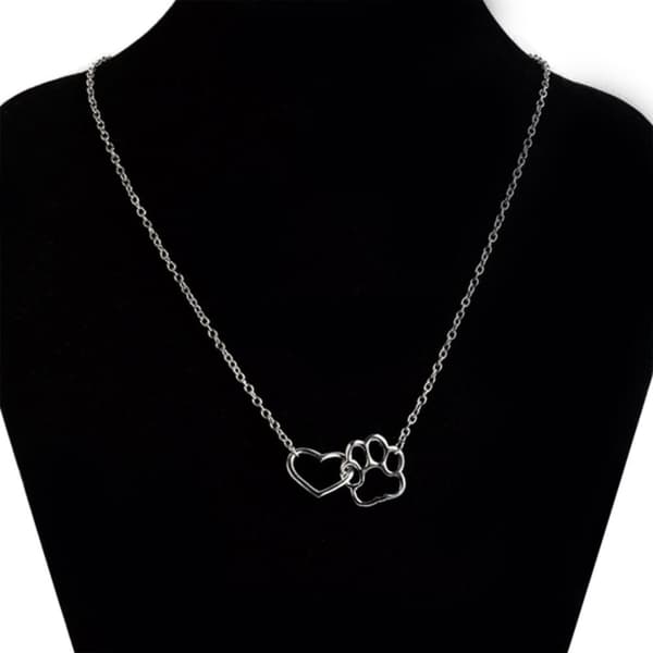 Necklace - Paw - Heart