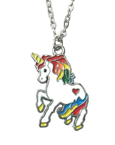 Halsband Enhörning Unicorn Regnbågsfärgad Sagoväsen