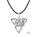 Miniatyrbild 2 av 3: Halsband Keltisk Symbol Räv/Katt Wicca Pagan Mytologi Amulett