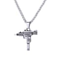 Miniatyrbild 1 av 5: Halsband, automatvapen - Silver