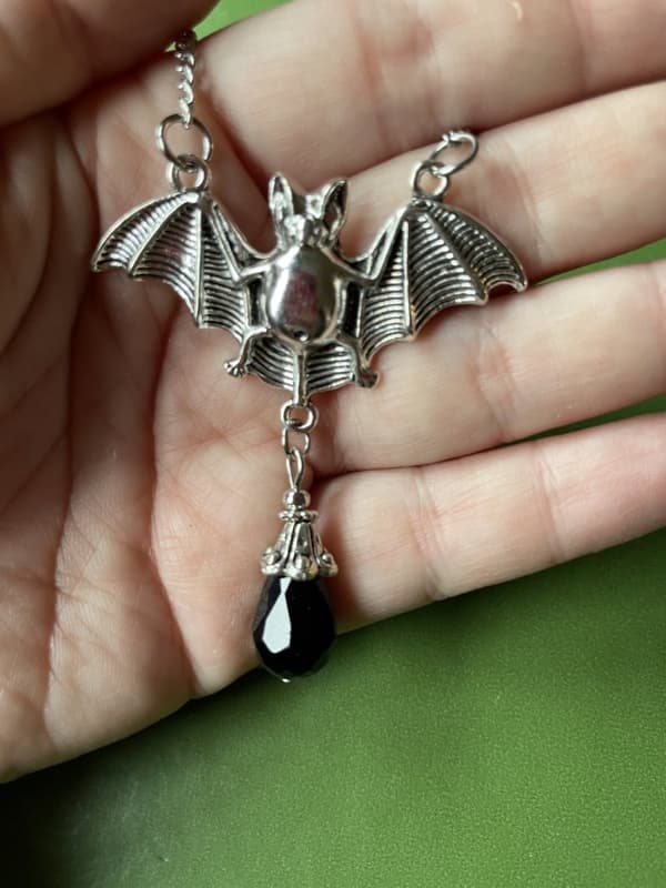 Choker Fladdermus Bat Halloween Svart Fladdermus Goth Halsband