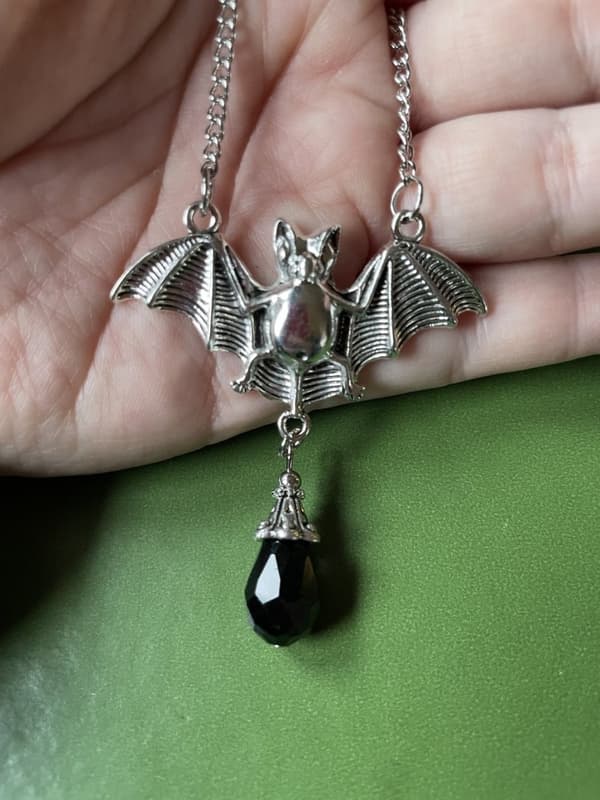 Choker Fladdermus Bat Halloween Svart Fladdermus Goth Halsband