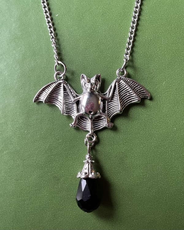 Choker Fladdermus Bat Halloween Svart Fladdermus Goth Halsband