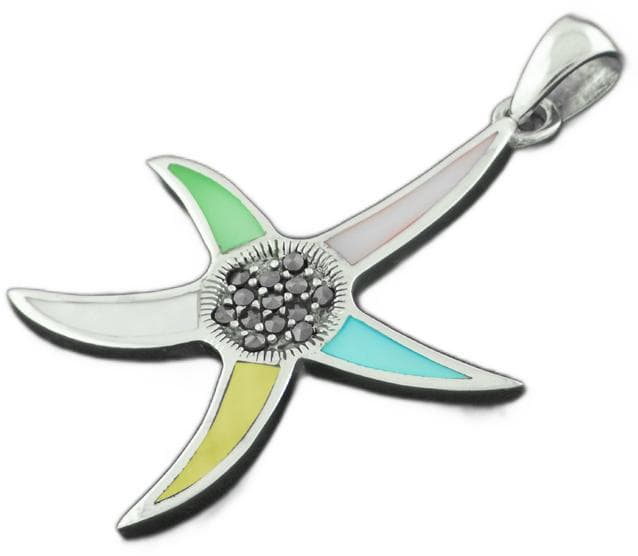 Äkta 925 Sterling Silver Halsband prydd med 13st CZ Kristaller