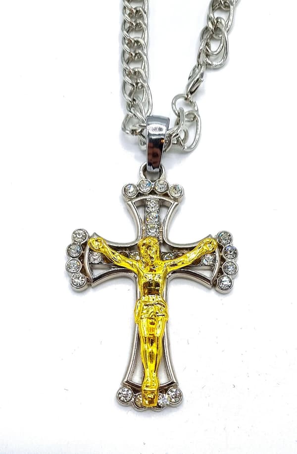 Halskjede - Cross Iced