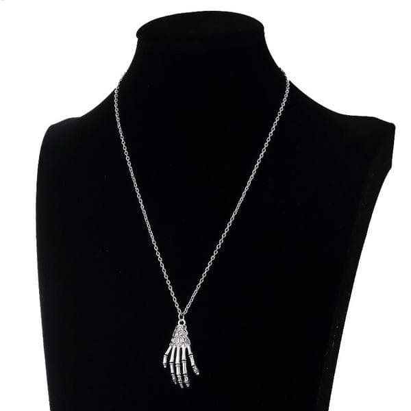 Necklace - Skeleton - Hand - Chain