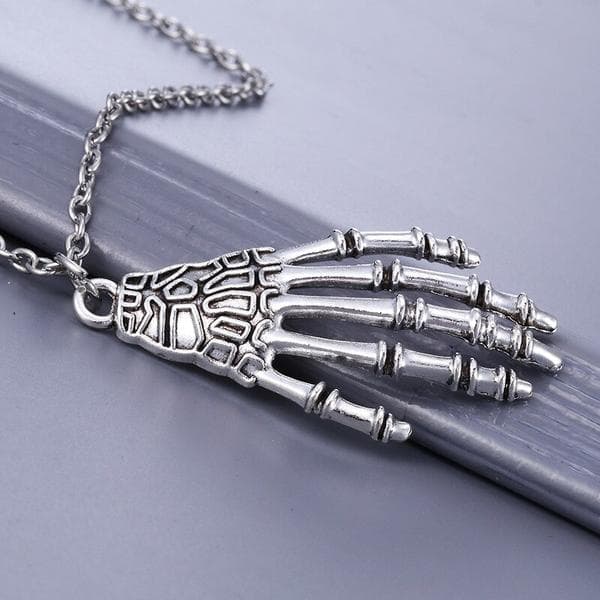Necklace - Skeleton - Hand - Chain