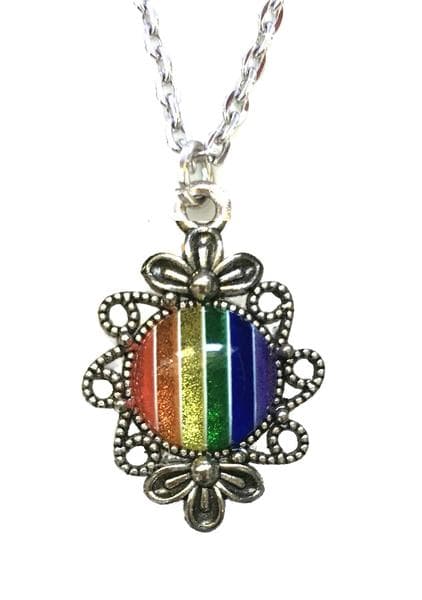 Halsband Pride Regnbågssmycke HBTQ Statement Regnbåge Halsband