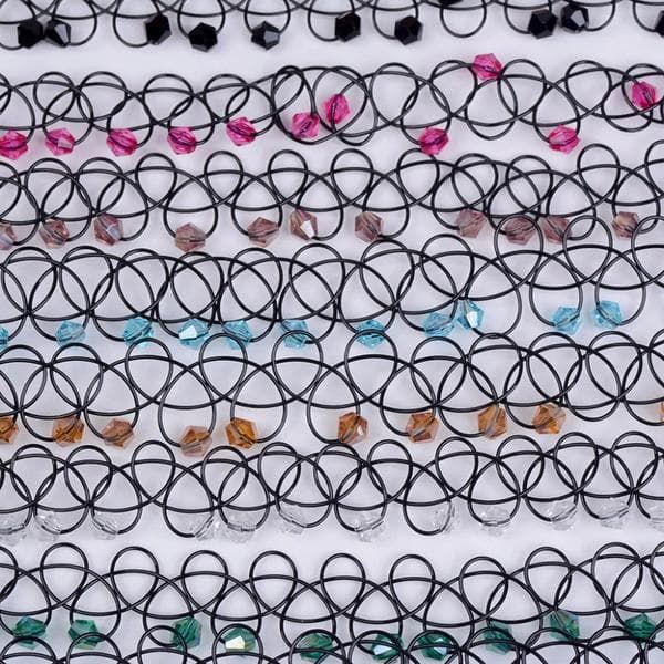 Choker - Tattoo - Bead - Choose your colour