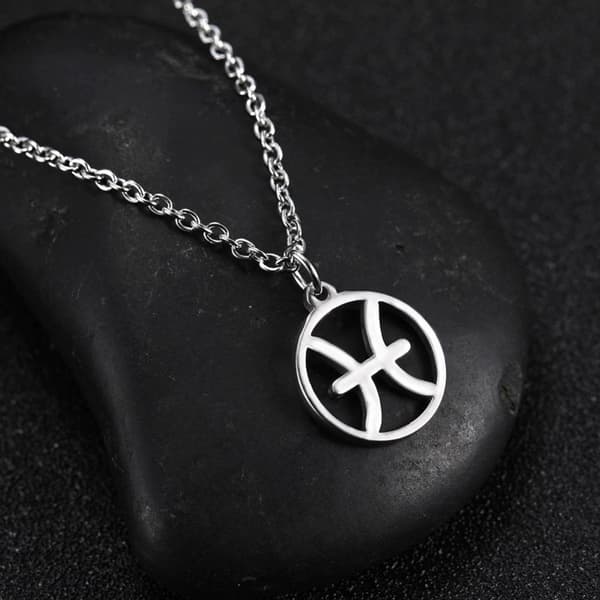 Necklace - Pisces - Zodiac - Stainless steel