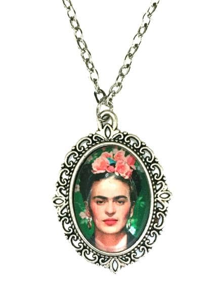 Necklace - Frida Kahlo - XL - Silver