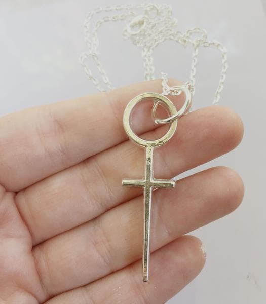 Necklace - Female Symbol - Venus - Large