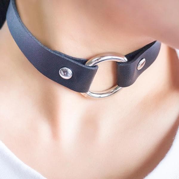 Choker - O-ring - Black - Small