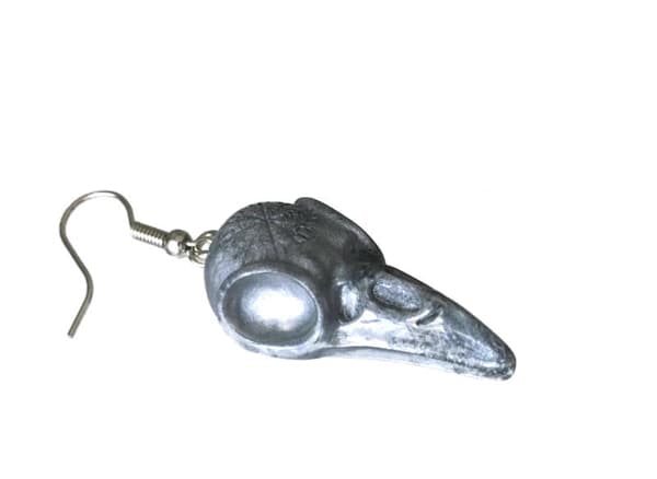 Necklace - Raven - Skull - Runes