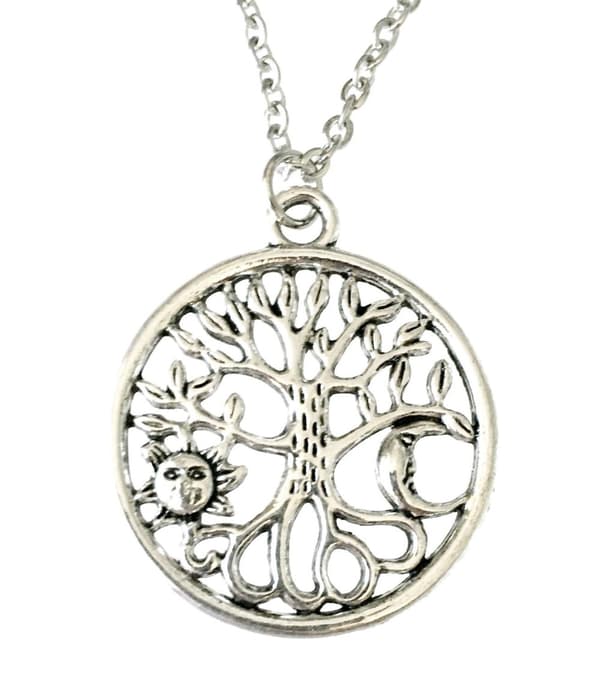 Necklace - Moon - Sun - Tree