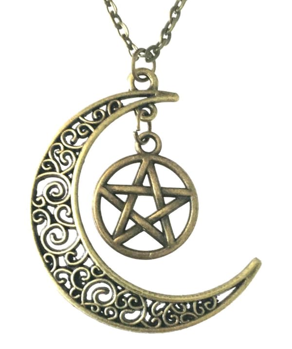 Necklace/Kaulakoru - Crescent Moon - Sun