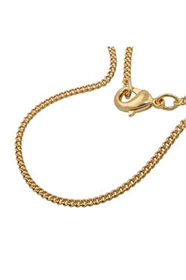 Curb Chain 50cm Gold Plated - GL201602-50