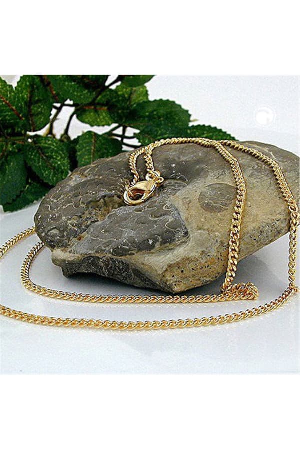 Curb Chain 50cm Gold Plated - GL201602-50