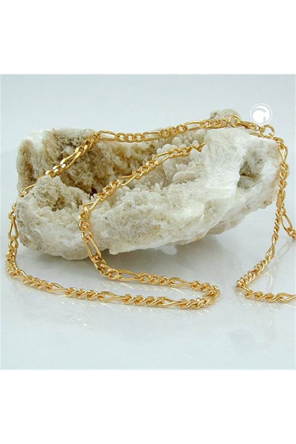 Necklace 3mm Figaro Chain Gold Plated Amd 70 Cm - GL213831-70