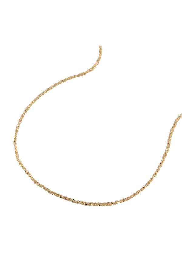 Thin Fancy Chain 42cm 14kt Gold - GL530007-42