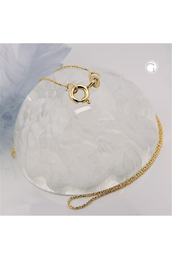 Thin Fancy Chain 42cm 14kt Gold - GL530007-42