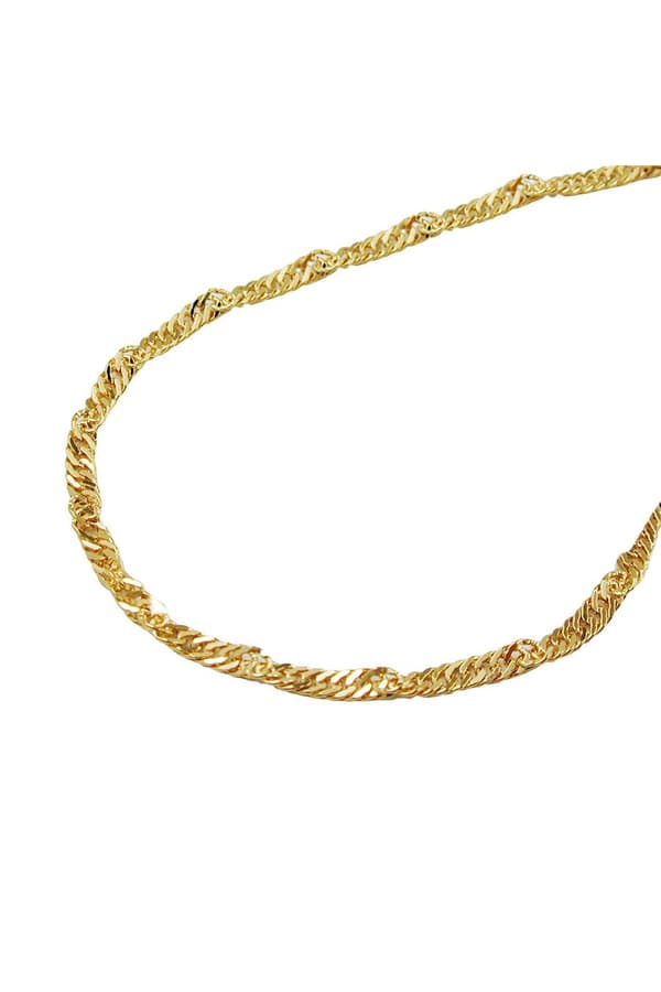 Necklace 1.3mm Singapore Chain 14k Gold 42cm - GL518003-42