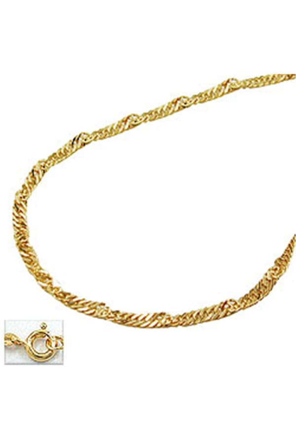 Necklace 1.4mm Singapore Chain 9k Gold 45cm - GL518004-45