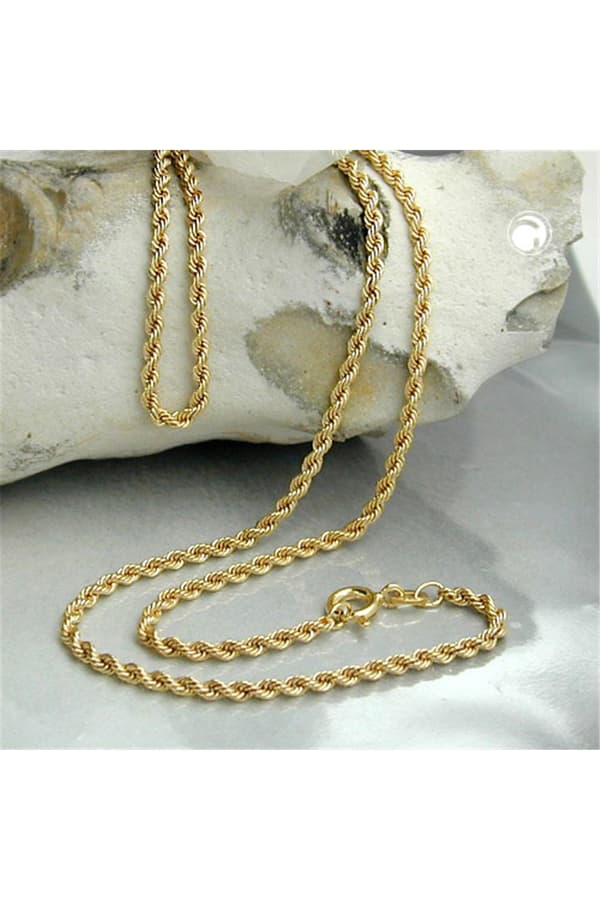 Necklace 2mm French Rope Chain 9kt Gold 45cm - GL517004-45