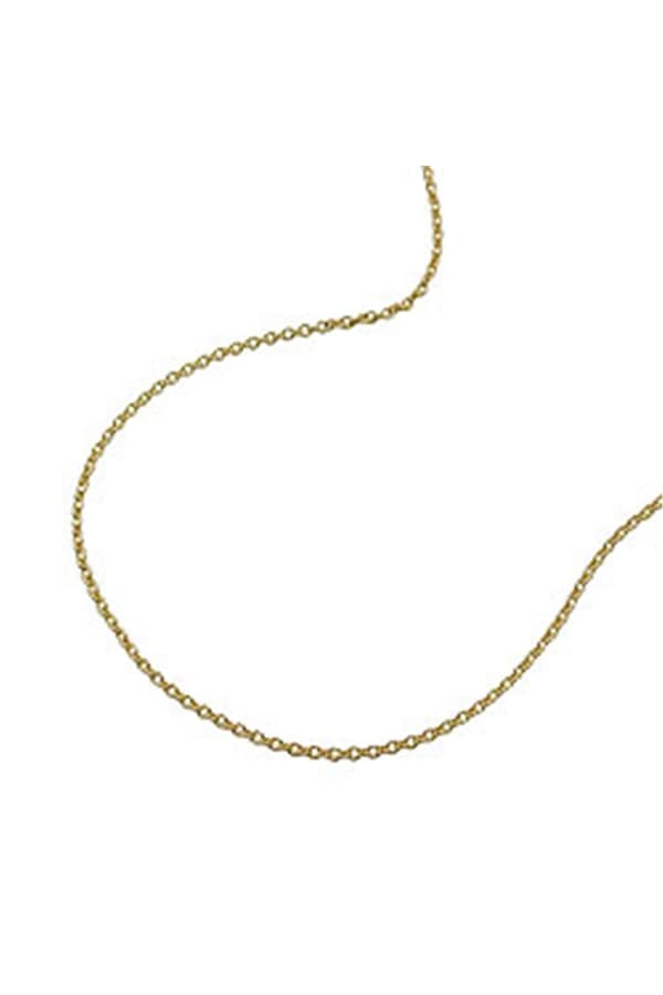 Necklace 0.7mm Thin Anchor Chain 9k Gold 45cm - GL511015-45