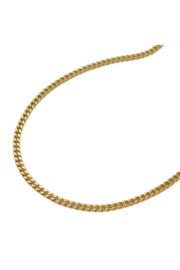 Necklace 1.3mm Thin Curb Chain 9k Gold 45cm - GL501401-45