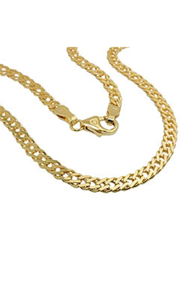Necklace 50cm Twin Curb Chain 14k Gold - GL503004-50
