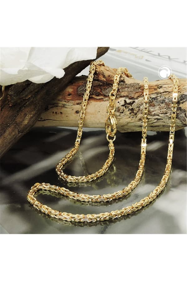 Chain Byzantine 2x2mm 50cm 14k Gold - GL537001-50