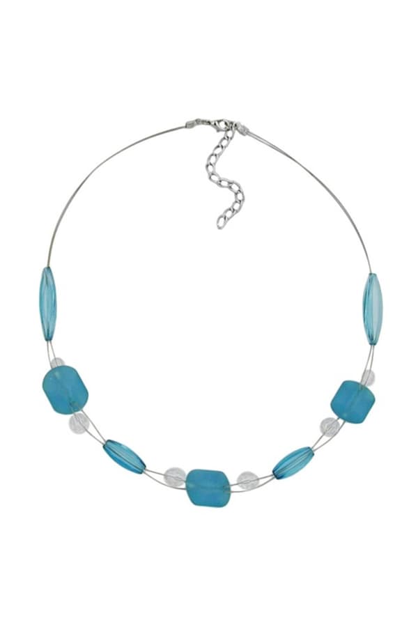 Necklace Turquoise Beads 45cm - GL00490