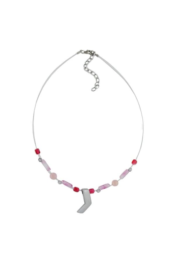 Necklace Angle Silver-Coloured Matt 42cm - GL00312