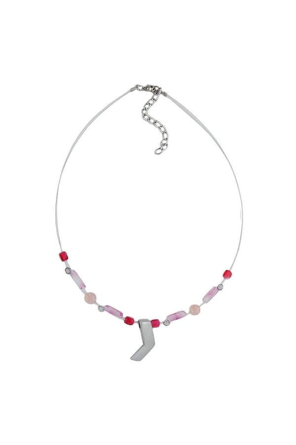 Necklace Angle Silver-Coloured Matt 42cm - GL00312