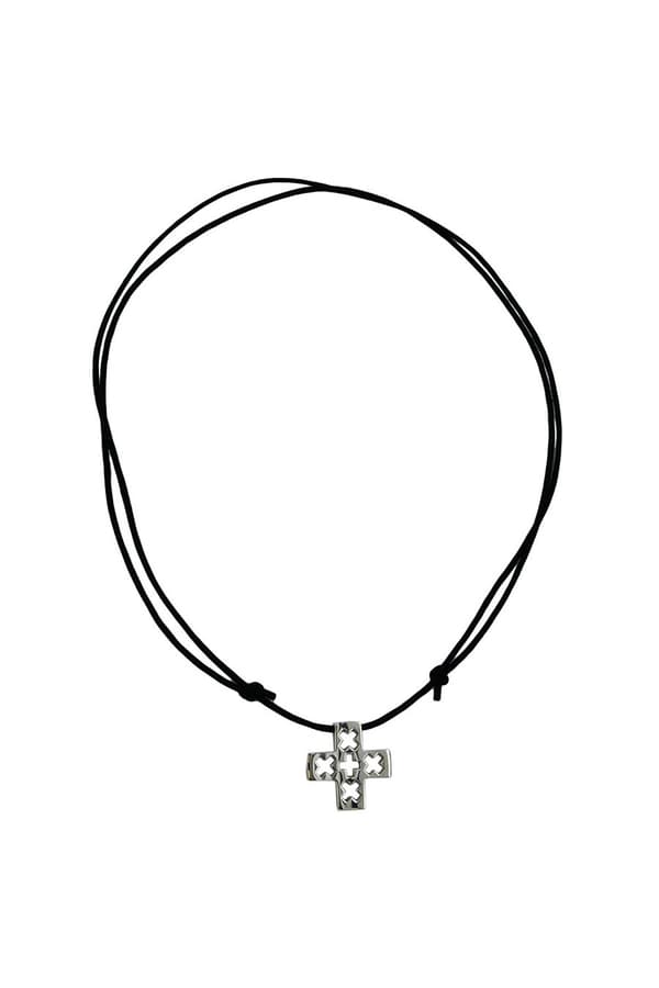 Necklace Cross Stainless Steel 100cm - GL01593