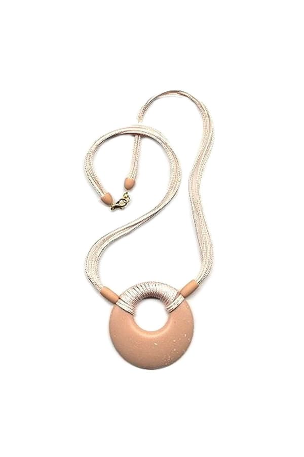 Necklace Amulet Salmon Pink - GL01568
