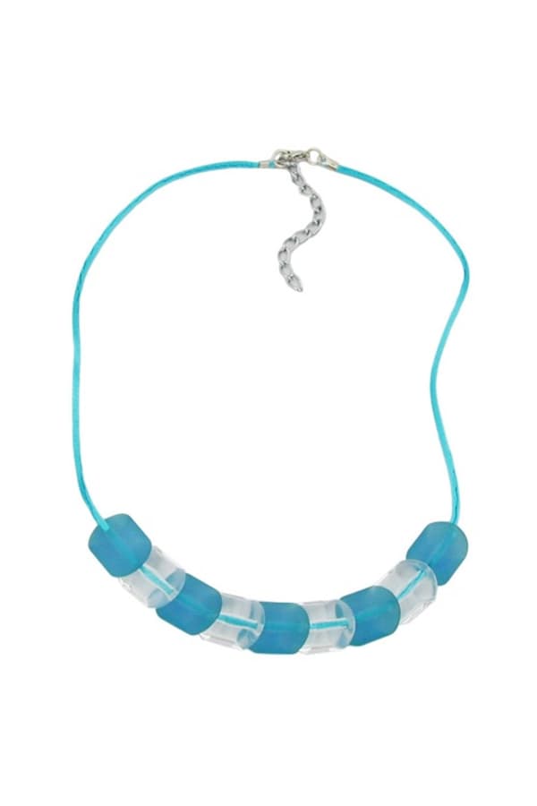 Necklace Beads Turquoise 42cm - GL06448